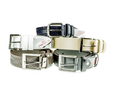 Ремень BELT PREMIUM унисекс натуральная кожа класс.пряжка (02.07-13) - фото 19287