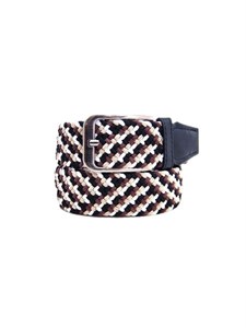 Ремень-резинка текстиль/гал.кожа класс. пряжка (40132) - фото 19473