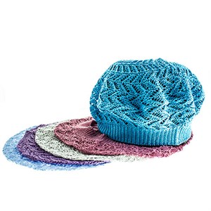 Берет женский 100% хлопок (0505-13) - фото 19474