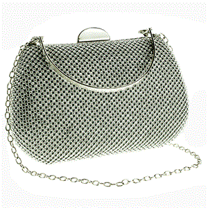 Клатч женский текстиль, стразы (888) - фото 19746