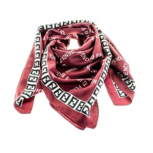 Платок женский FENDI, аналог 100% шелк (9858) - фото 20020