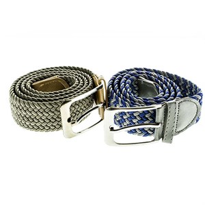 Ремень-резинка текстиль/гал.кожа класс. пряжка (0106-23) - фото 20166