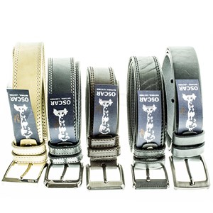 Ремень OSCAR мужской нат.кожа, класс.пряжка (1808-2) - фото 20343