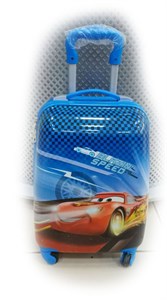 Чемодан ДЕТСКИЙ пластик 4 колеса - фото 20348