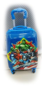 Чемодан ДЕТСКИЙ пластик 4 колеса - фото 20349