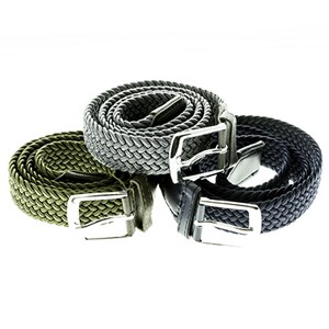 Ремень-резинка текстиль/гал.кожа класс. пряжка (0106-9) - фото 20358