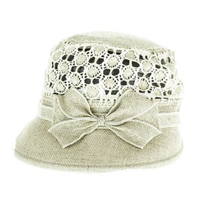 Шляпа женская Gros 100% лен  (0606-31) - фото 20545