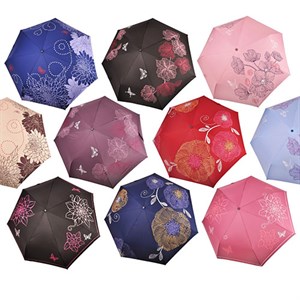 Зонт ТРИ СЛОНА суперавтомат женский 100% п/э (3768) - фото 21799