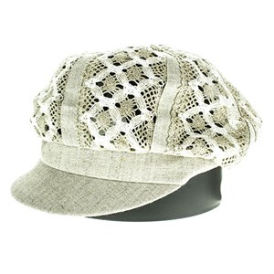 Кепка женская Gros 100% лен (0606-34) - фото 21816