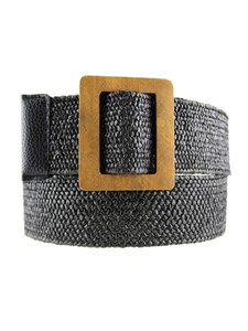 Ремень-резинка женский полиуретан класс.пряжка (350005) - фото 22090