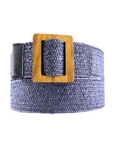 Ремень-резинка женский полиуретан класс.пряжка (350005) - фото 22091