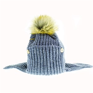 Шапка-ушанка женская Elegant 20% ангора, 30%акрил 50%шерсть на флисе (2511-3) - фото 22202