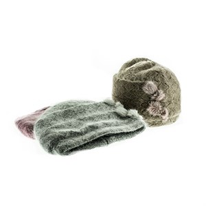 Шапка женская ШАТУШ 70% ангора,20% шерсть,10% акрил (21-25) - фото 22246