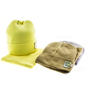 Комплект подростковый Amali (шапка+хомут), 50% шерсть, 50% акрил на флисе (1210-8) - фото 22262