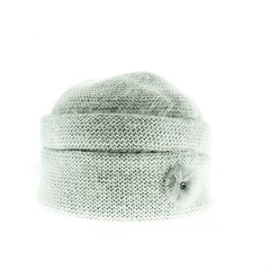 Шапка женская Jersey 30% ангора, 5%шерсть, 25% вискоза, 40% акрил на флисе (2210) - фото 22269