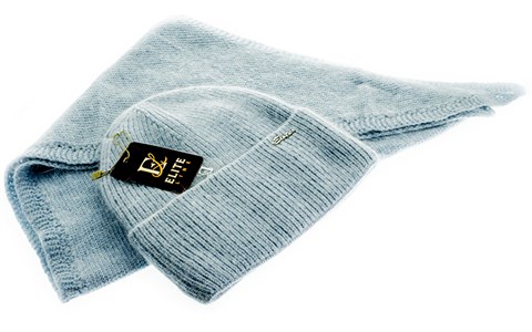 Комплект женский Elitе 50%ангора 10%нейлон 30%вискоза 10%шерсть (шапка+косынка) (2109-13) - фото 22315