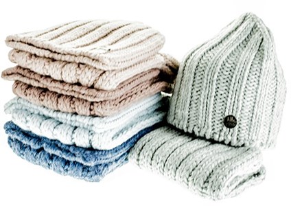 Комплект женский Elite Hats 50% шерсть, 50% акрил на флисе (шапка+хомут) (2511-1) - фото 22328