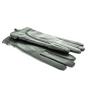 Перчатки жен. Hammon Moda нат.кожа оленья подкл. п/шерсть (А02) - фото 22752