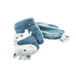 Детские варежки KimLin 70% шерсть, 20% бамбук, 10% акрил (915) - фото 22800