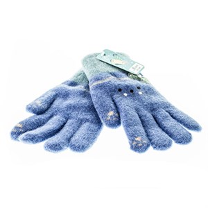 Детские перчатки Мария 40%шерсть, 35% бамбук, 25% спандекс (146) - фото 22806