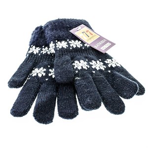 Подростковые перчатки Катюша 50% фибра 43%шерсть, 7% спандекс (7804) - фото 22820