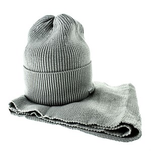 Комплект женский (шапка+хомут) MISKORKI 75%вискоза, 20% акрил, 5% другие волокна (0109) - фото 22868