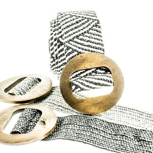 Ремень-резинка женский полиэстер (1808-22) - фото 22935