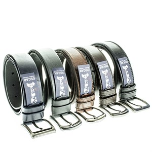 Ремень  OSCAR мужской натуральная кожа, клас. пряжка (29.10-4) - фото 22936