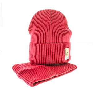 Комплект подростковый Qisheng (шапка+хомут), 30% шерсть, 70% акрил  (0109-18) - фото 22960