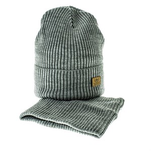 Комплект подростковый Classic (шапка+хомут), 30% шерсть, 70% акрил  (0109-19) - фото 22961