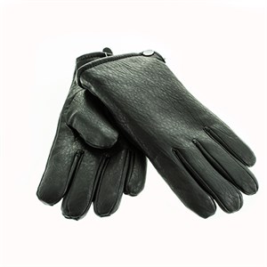 Перчатки муж. Lu MeiJia эко кожа подкл. плюш (0612-3) - фото 23075