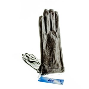 Перчатки жен. Sanli нат.кожа  подкл. плюш (01) - фото 23085