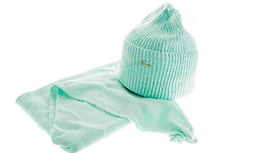 Комплект женский Тамин (шапка + косынка) 50% шерсть,50% акрил (2.11) - фото 23340