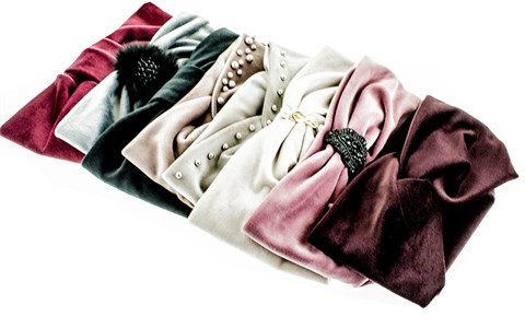 Повязка женская 100%велюр  (2109-15) - фото 23428