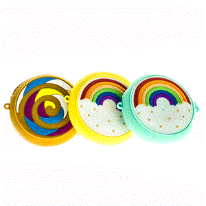 Кошелек  детский с ремешком, силикон (21-02) - фото 23520