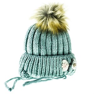 Шапка детская 80% шерсть, 20% акрил с подкладом (0111-2) - фото 23588