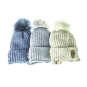 Шапка детская 80% шерсть, 20% акрил с подкладом (0111-7) - фото 23593