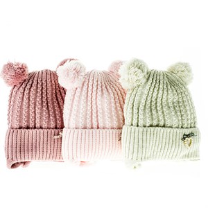 Шапка детская 20% шерсть, 80% акрил с подкладом (0111-9) - фото 23595