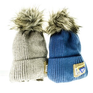 Шапка детская 40% шерсть, 60% акрил с подкладом (0111-12) - фото 23598