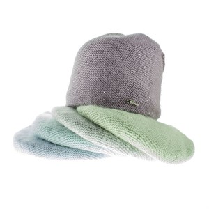 Шапка женская Катрин Gold 50%ангора,30%вискоза,10%шерсть,10%нейлон (Лана) - фото 23721