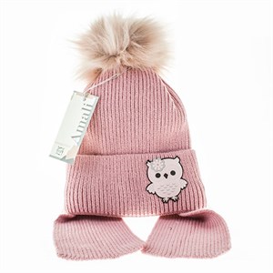 Шапка детская для девочки Amali, 50% шерсть 50% акрил (1411-10) - фото 23737