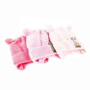 Шапка детская 50% шерсть, 50% акрил с подкладом (1511) - фото 23740