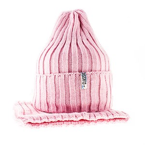 Комплект подростковый Classic (шапка+хомут), 50% шерсть, 50% акрил  (1511-3) - фото 23743