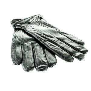 Перчатки муж. Norstar нат.кожа черн подкл. плюш (Р05) - фото 23912