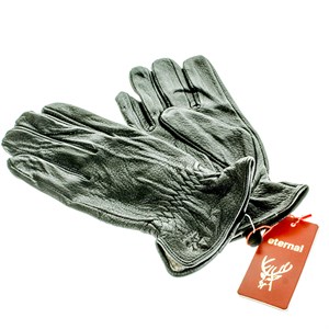 Перчатки муж. Eternal олен.кожа черн подкл. пол.шерсть (3010-4) - фото 23942