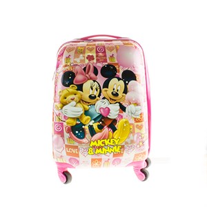 Чемодан ДЕТСКИЙ  пластик 4 колеса (31.05) - фото 24059