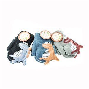 Детские варежки KimLin 70% шерсть, 20% бамбук, 10% акрил (897) - фото 24089