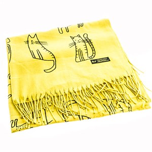 Палантин  женский Menghuan 100% кашемир  (2911-2) - фото 24141