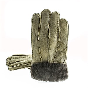 Перчатки муж. VICTOR нат.кожа подкл.мех барана (0212-1) - фото 24160