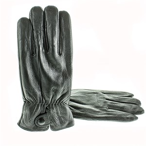 Перчатки муж. Matrix нат.кожа оленья черн подкл. плюш (309) - фото 24177